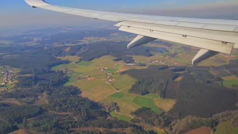 landing in santiago de compostela airport