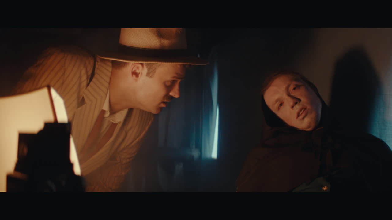 A  dead man inside the gypsy circus cart