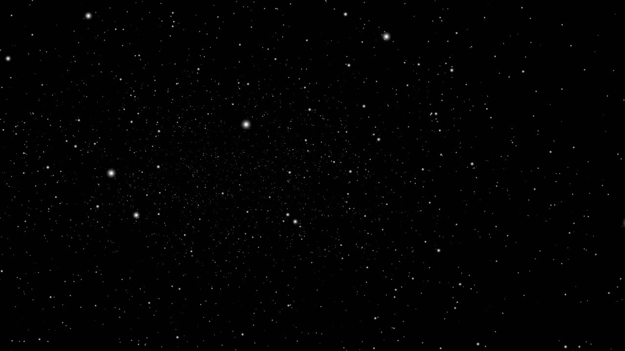 stars move from left to right, space