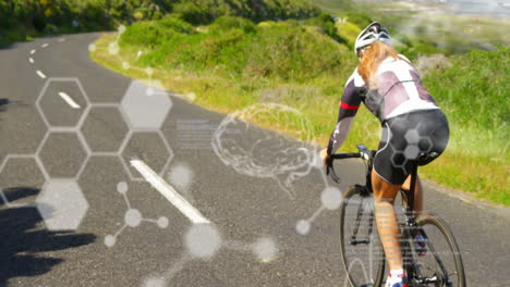 procesamiento de datos científicos contra el ciclismo femenino en la carretera