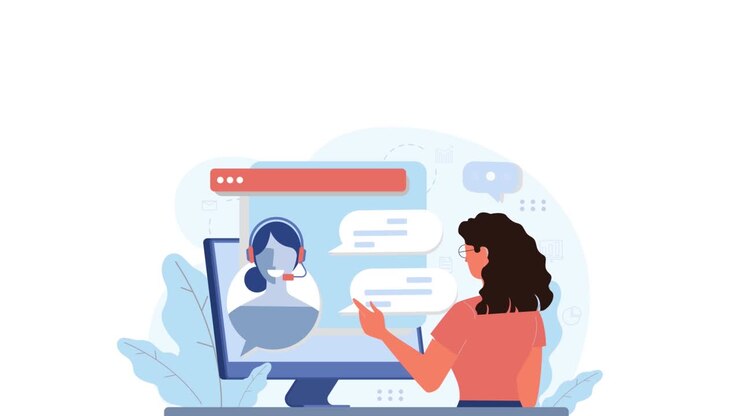 App Development Concept Animation Scene
