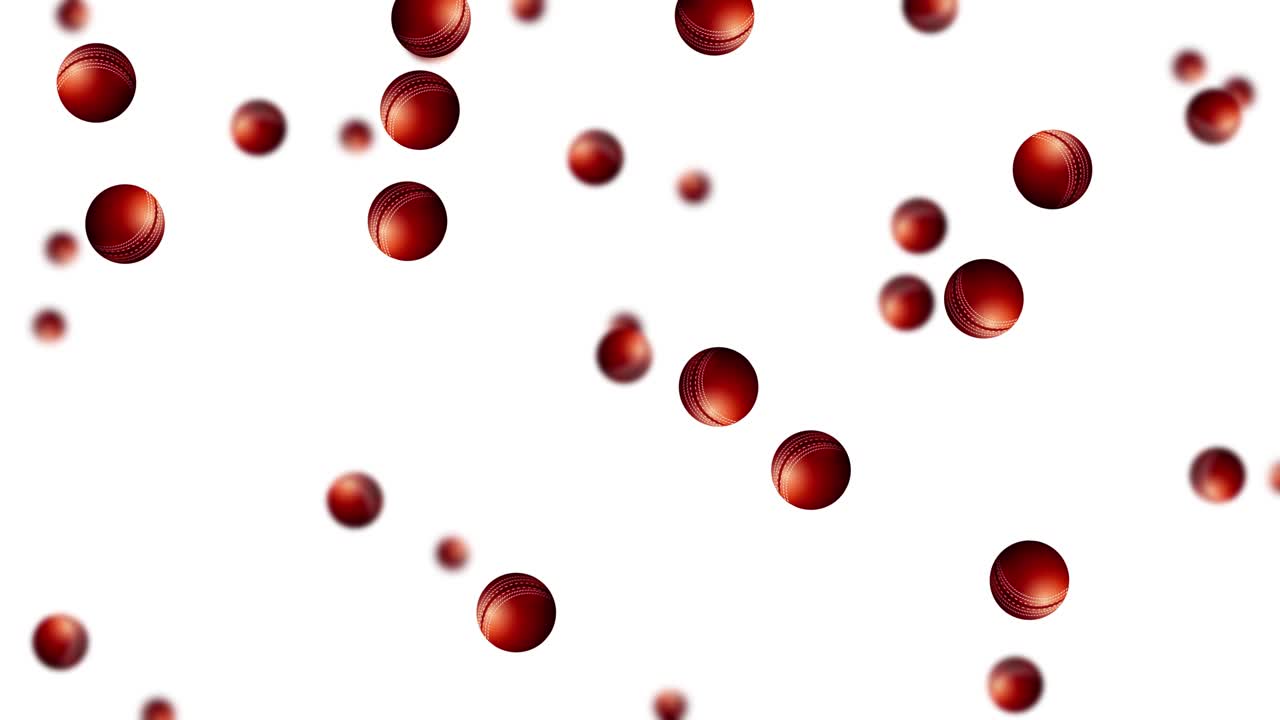 빨간 공은 색이 변하는 배경에 대해 내려갑니다.