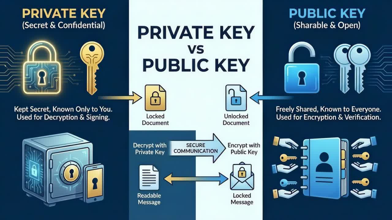Private Key vs Public Key: Understanding Encryption and Security