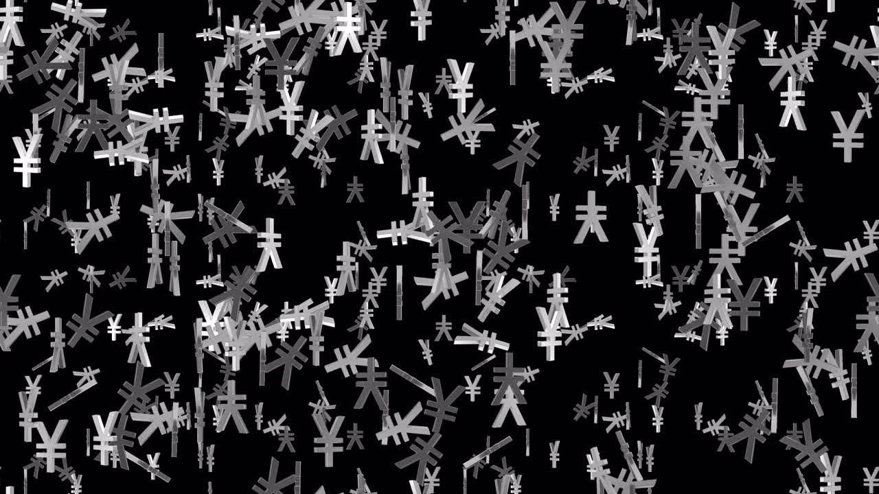 위안 돈 금융 루프 타일 알파와 함께 소용돌이