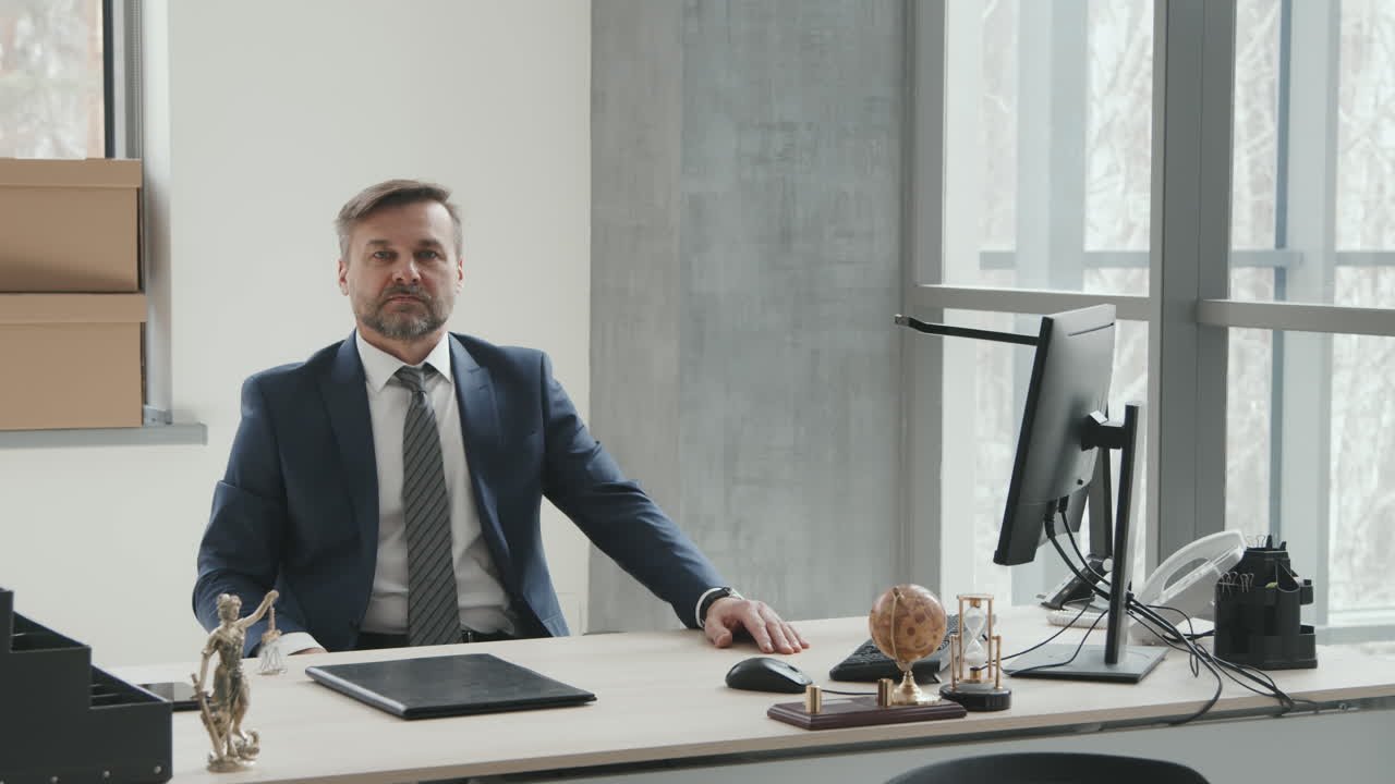 Professional Lawyer Portrait in Office