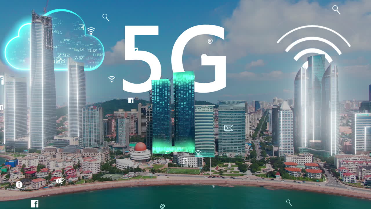 IOT,5G，Future city，Big data cloud computing，Information city，Smart city in 5g Era