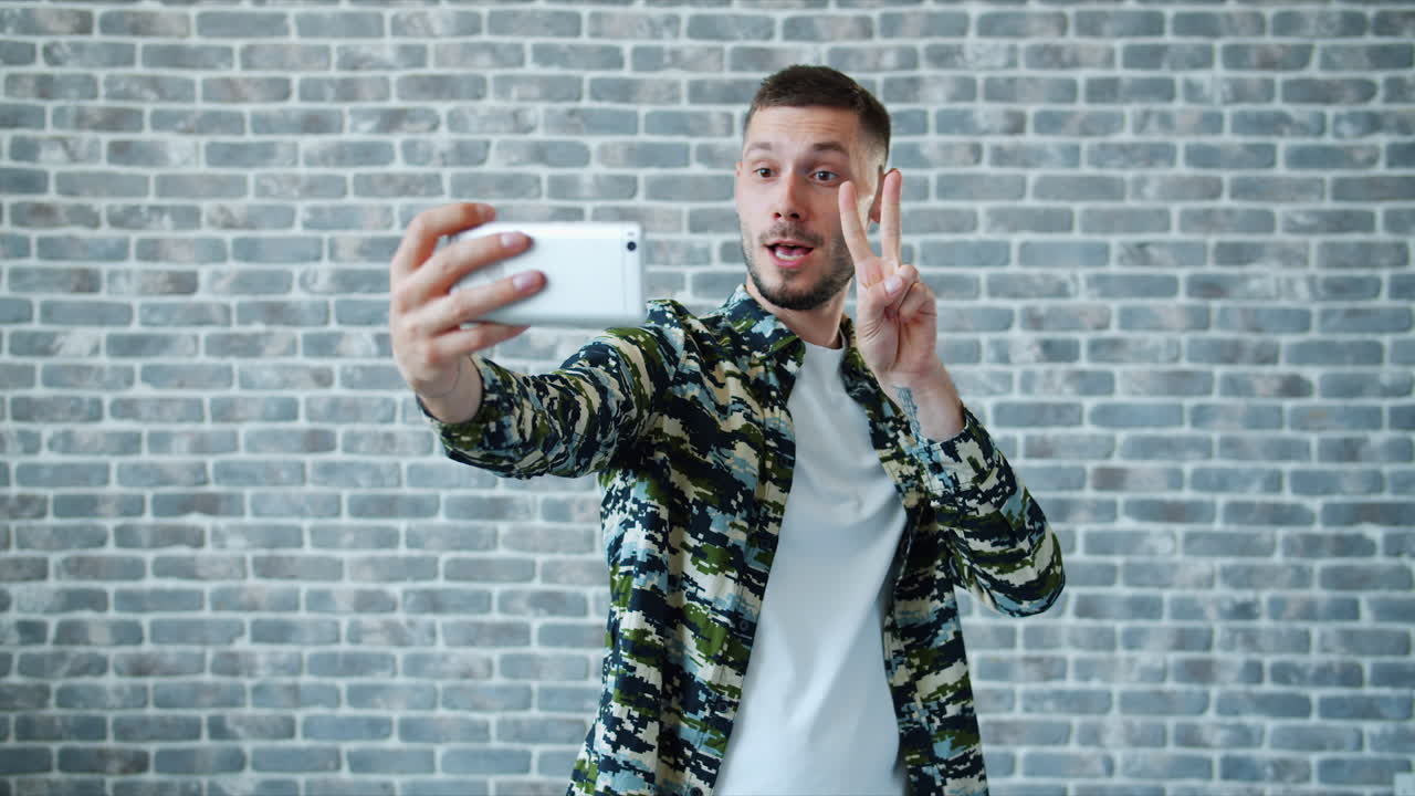 Man Taking a Selfie