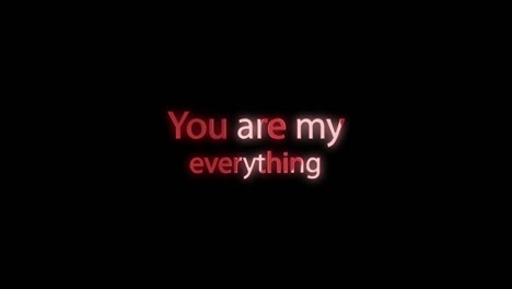 you are my everything - romantic quote graphic