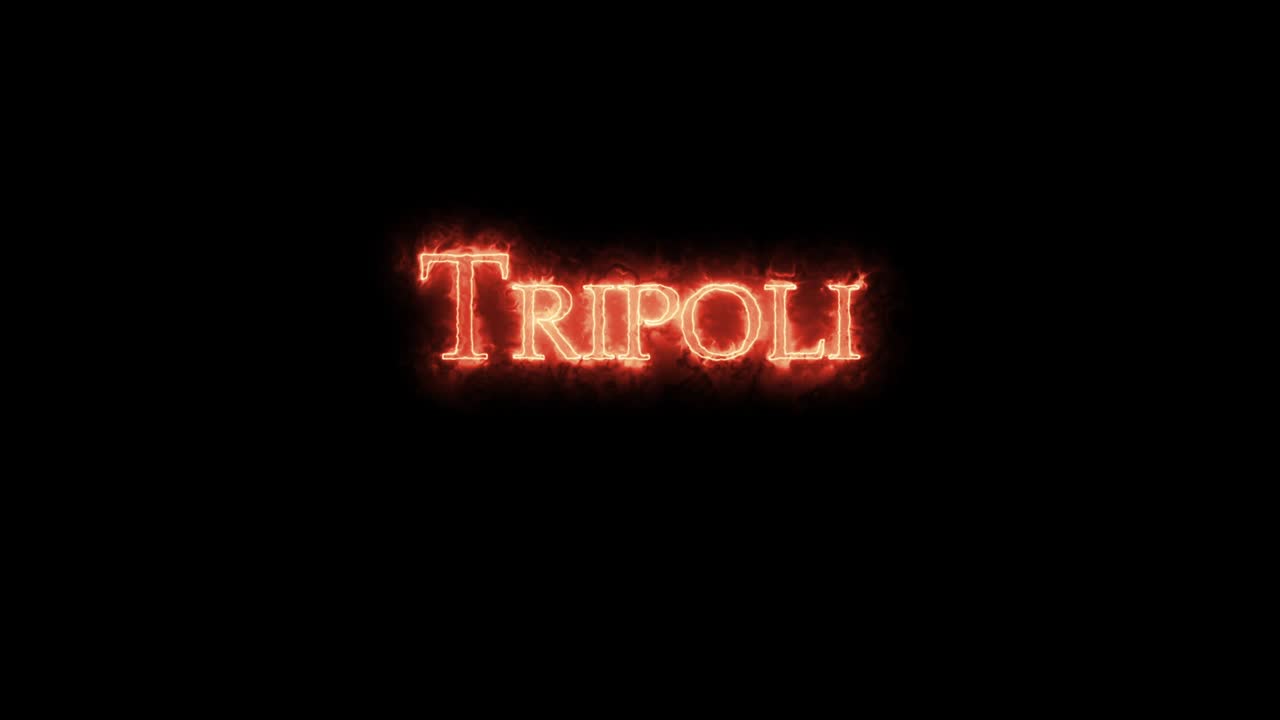 tripoli escrito con fuego. bucle