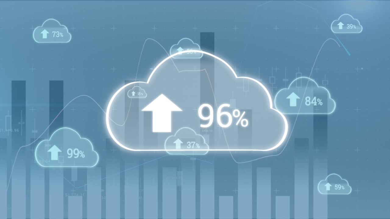 subir nubes de progreso y gráficos