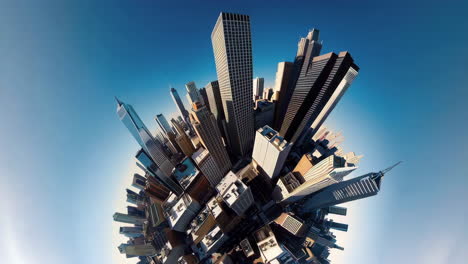 miniature new york city skyline