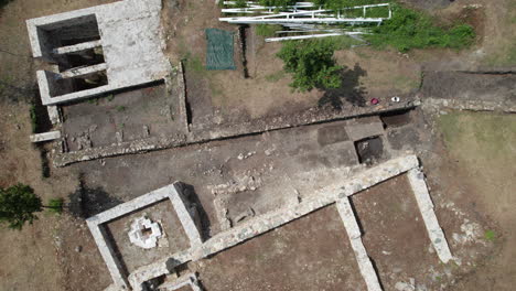 archeological ruins of ancient roman church in prozor-rama