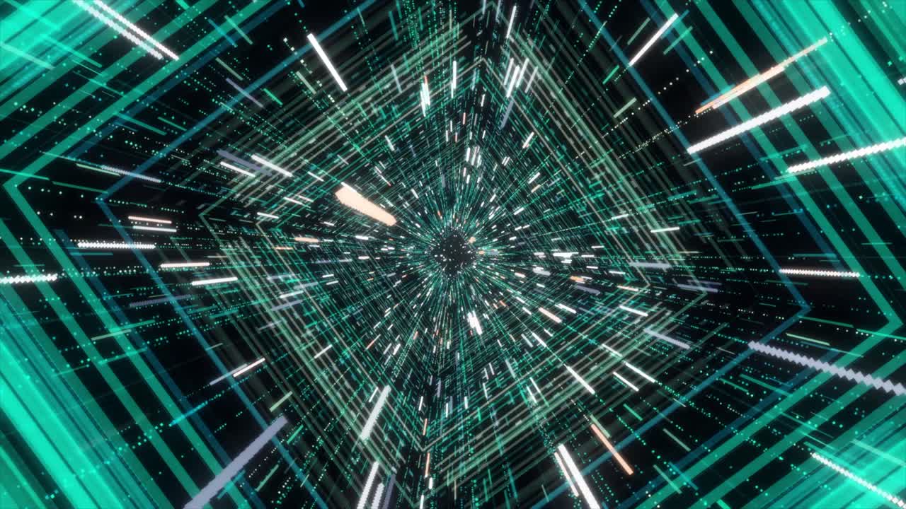 túnel digital de luz y datos