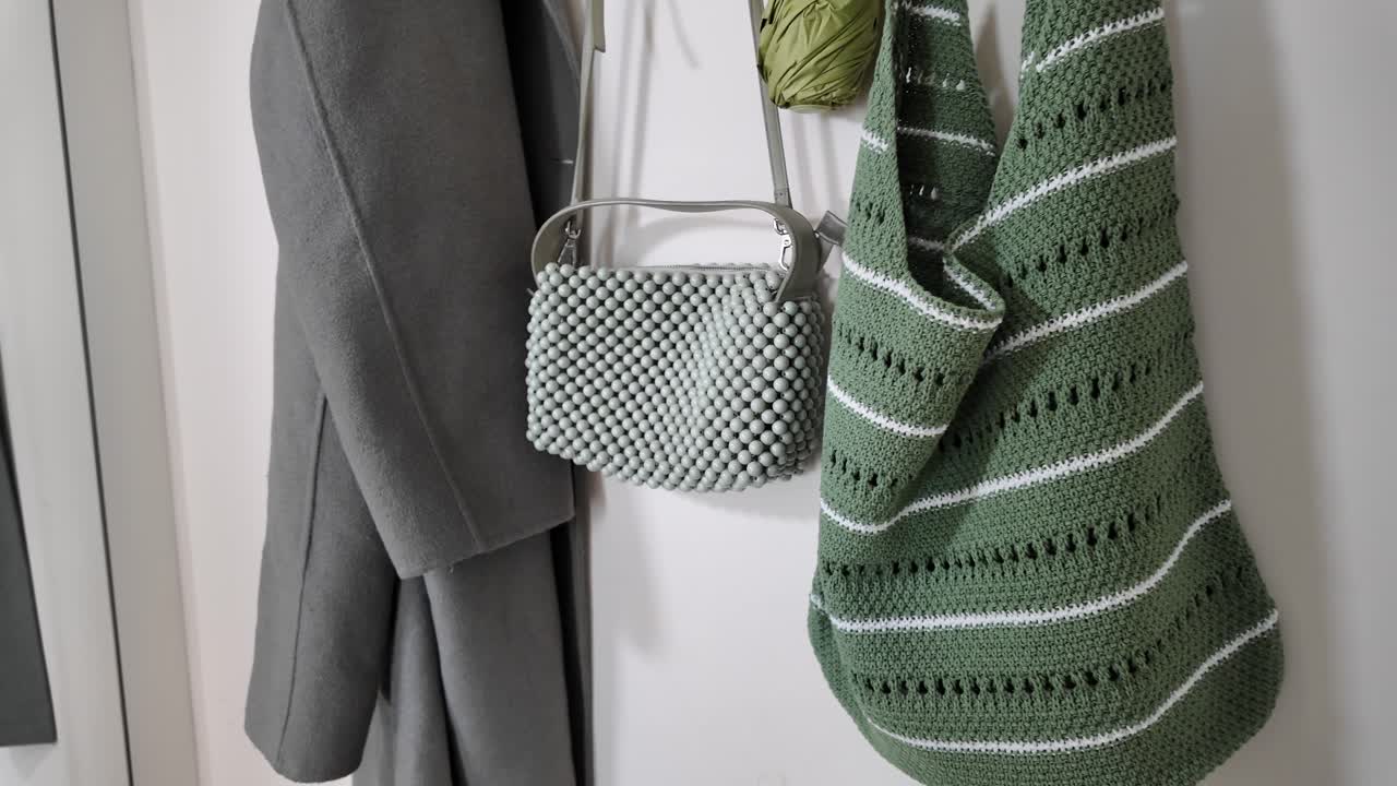 Hanging coats and bags