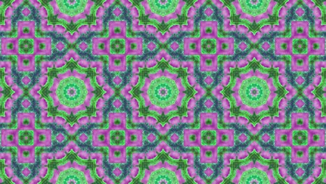 3d looped abstract ornate decorative background. hypnotic trendy kaleidoscope.