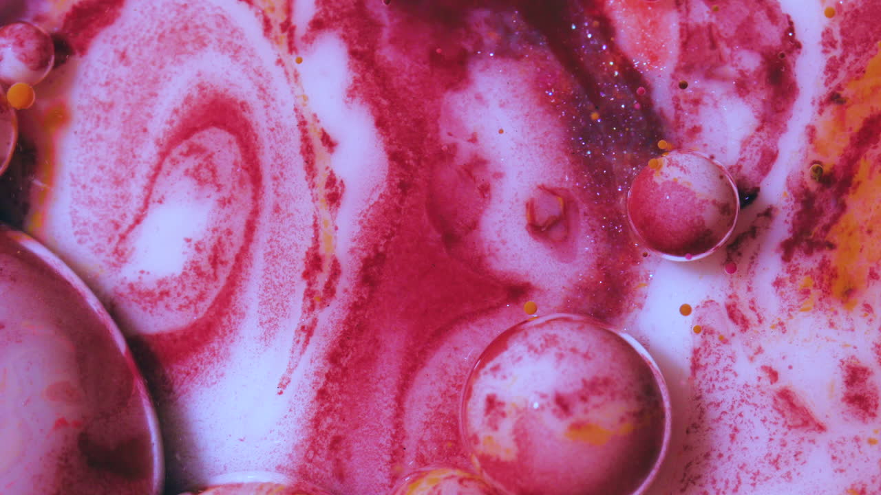 arte fluido abstracto con burbujas