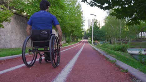 wheelchair basketball player doing sports.