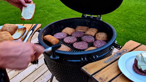 outdoor barbecue in cesis, latvia