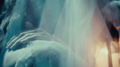 veiled intimacy: romantic encounters in candlelight