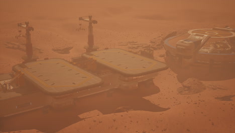 el campamento base de marte.