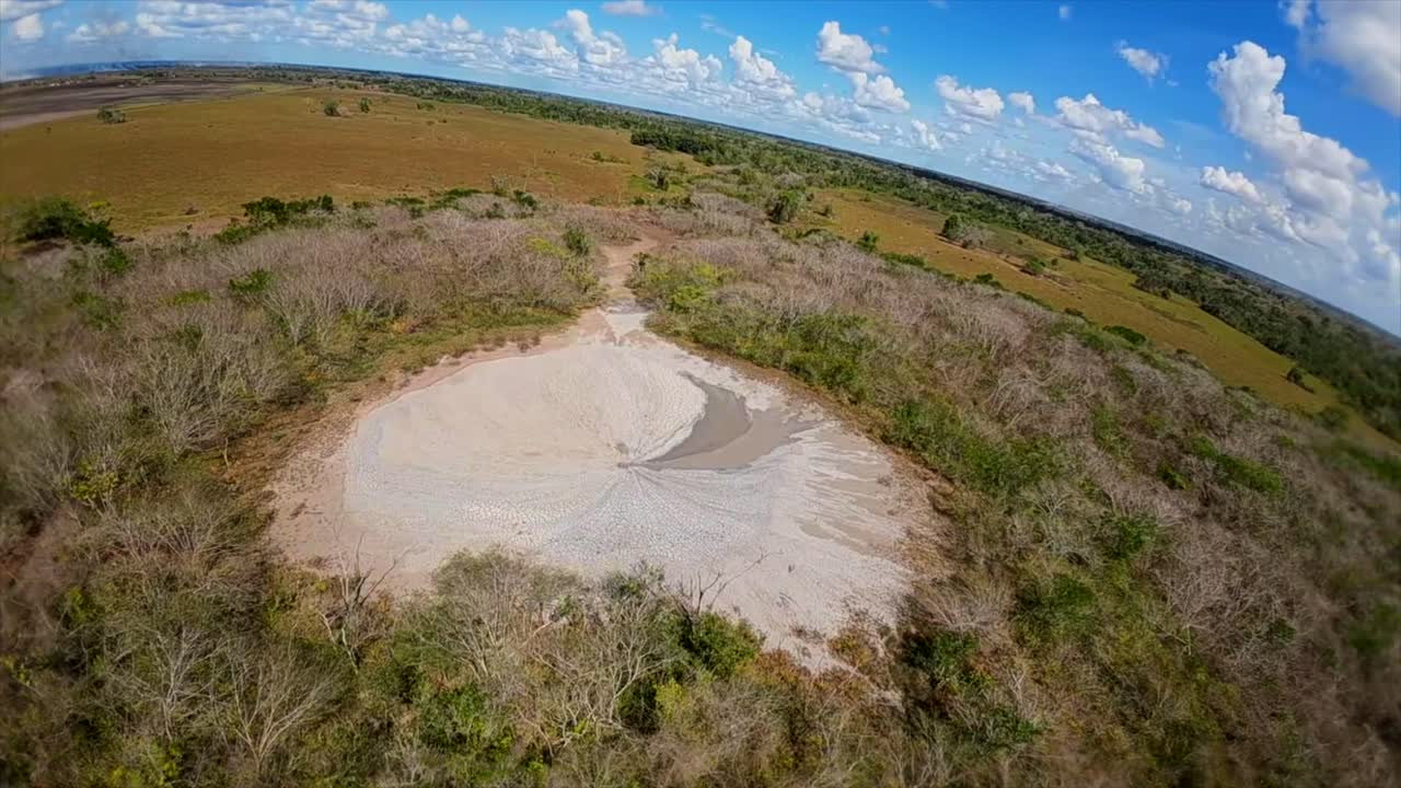 Explore Maturín's Yagrumito Volcano, a vast, active mud site