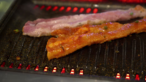 panceta de cerdo a la parrilla al estilo coreano