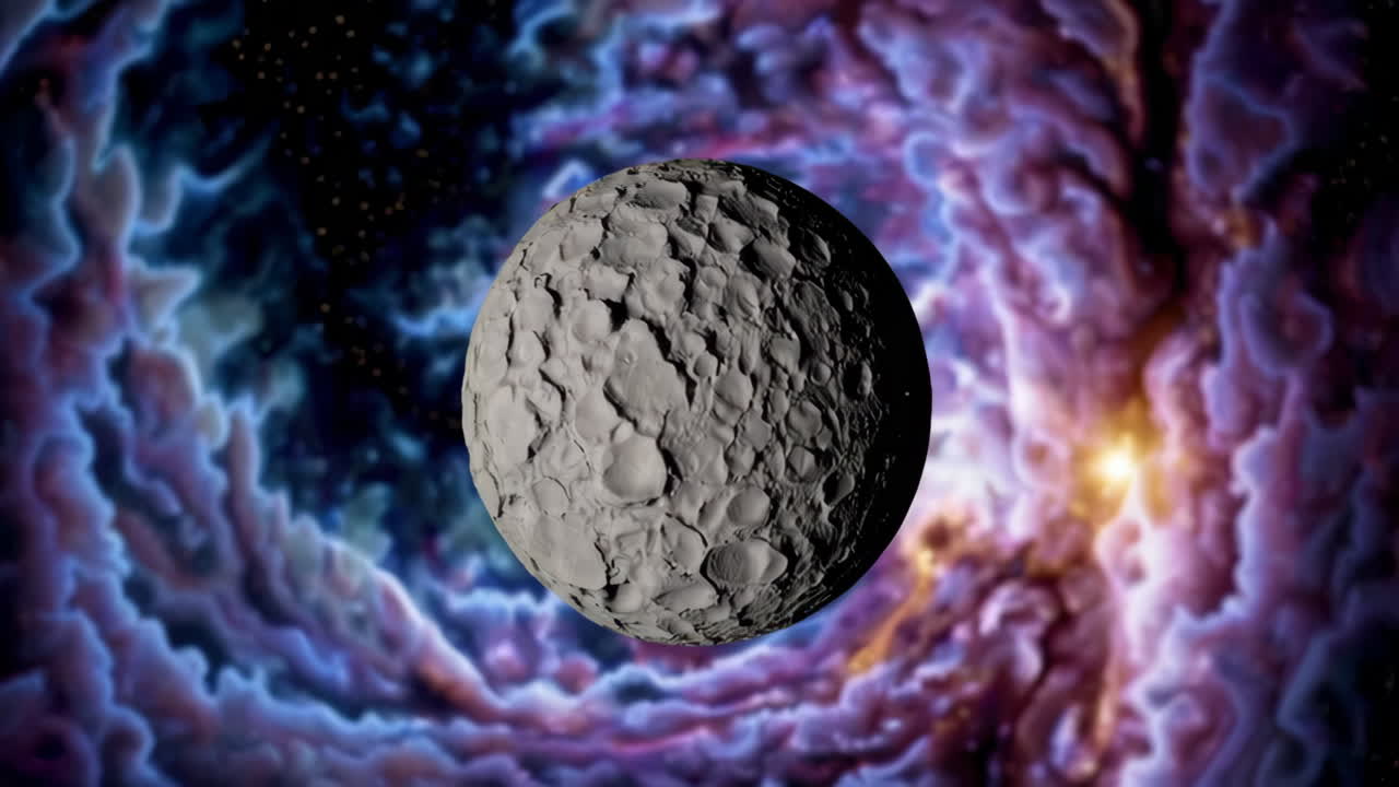 Asteroid in a Nebula