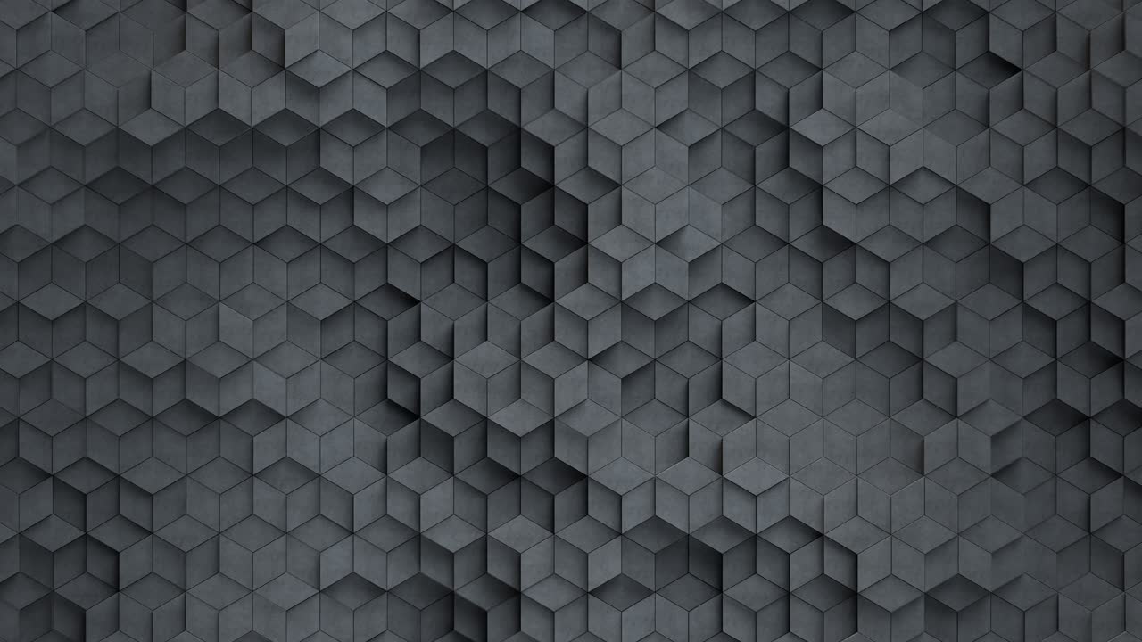 fondo geométrico abstracto bucle sin costuras animación de renderizado 3d