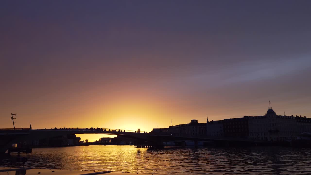Sunset over the City Bridge