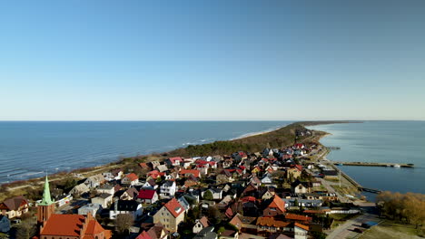 beautiful bay of kuznica, poland