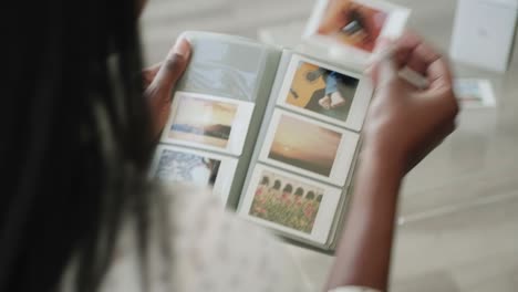 photo album used as archive for photos prints pictures