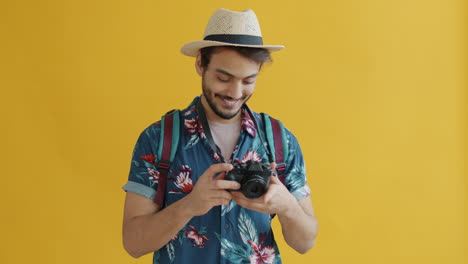 man with a camera
