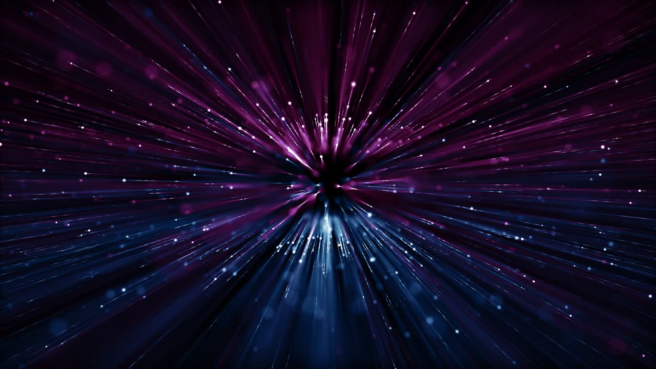 partículas azul rosa evento juego tráiler títulos escenario de concierto cinematográfico bucle de fondo