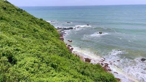 beautiful view of cola beach goa india 4k