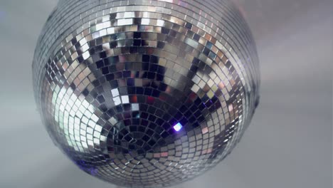 sparkling disco ball spinning