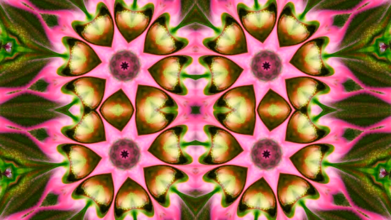 movimiento de fondo de kaleidoscopio abstractamente colorido