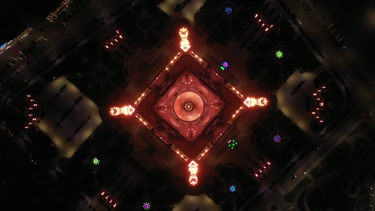 la mezquita del orgullo de los musulmanes que lleva el nombre del profeta mahoma en la ciudad de shali, la mezquita más grande de europa.