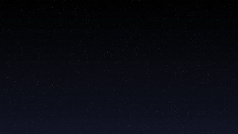 starry night sky animation with twinkling stars