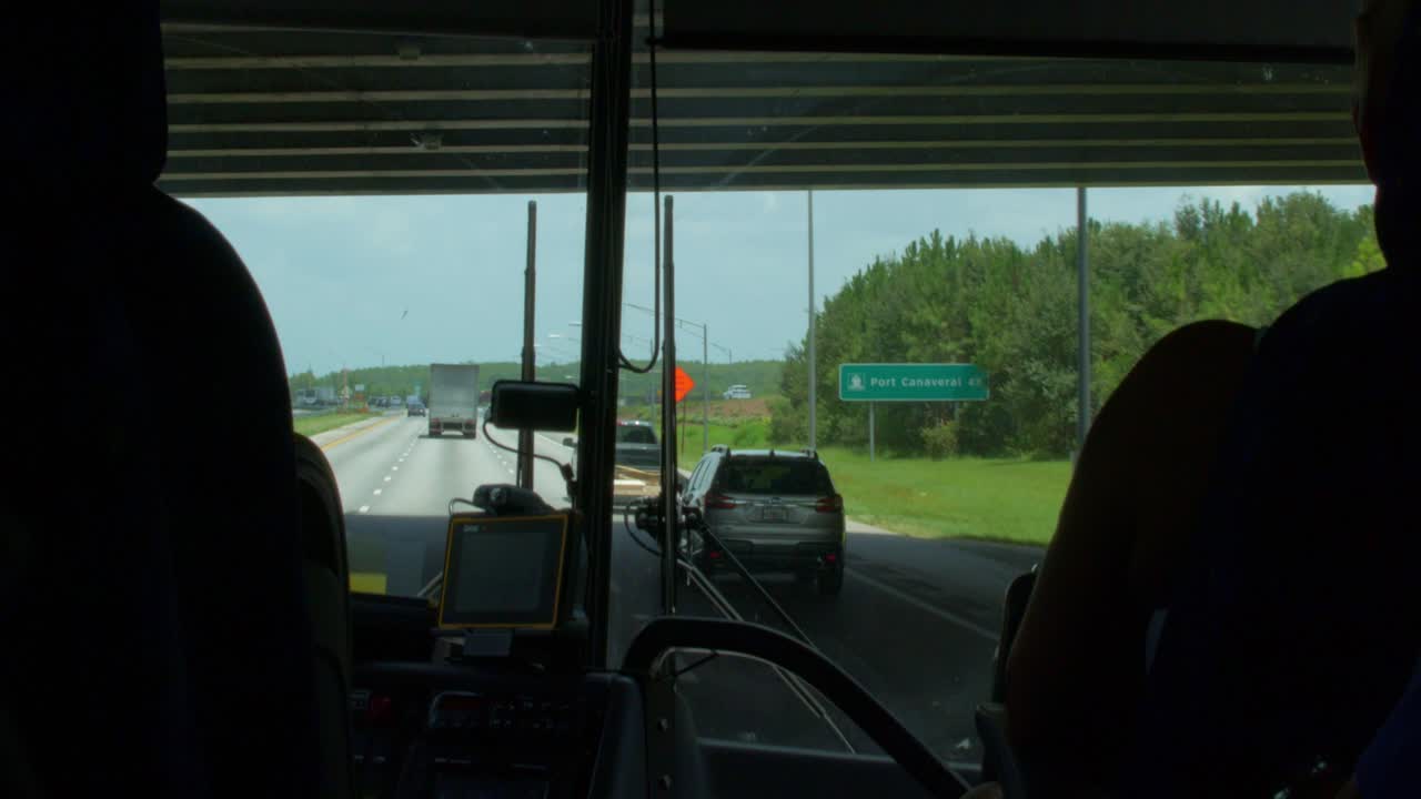 Viaggio in autobus diretto all'aeroporto di Melbourne, USA 1
