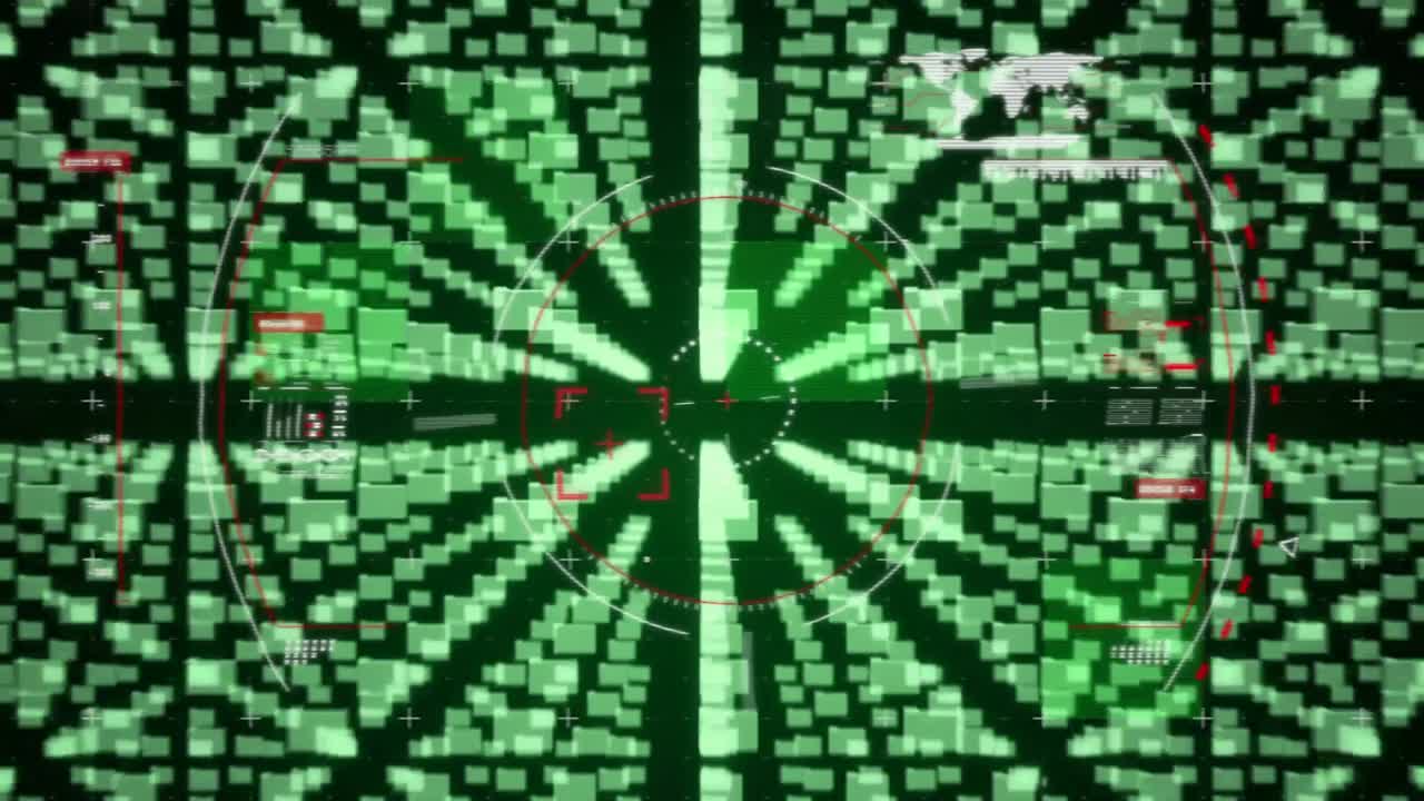 뒷면에 있는 초록색 잠금의 애니메이션