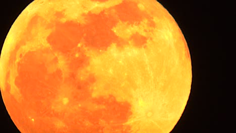 superficie roja de la luna de cerca 08