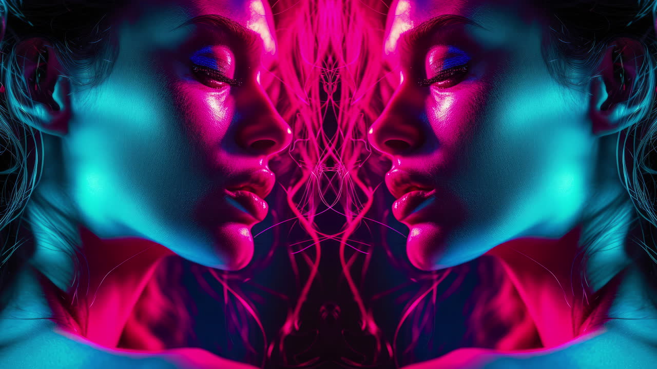 mujeres con auriculares vr generativos a.i.