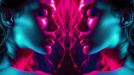 mujeres con auriculares vr generativos a.i.