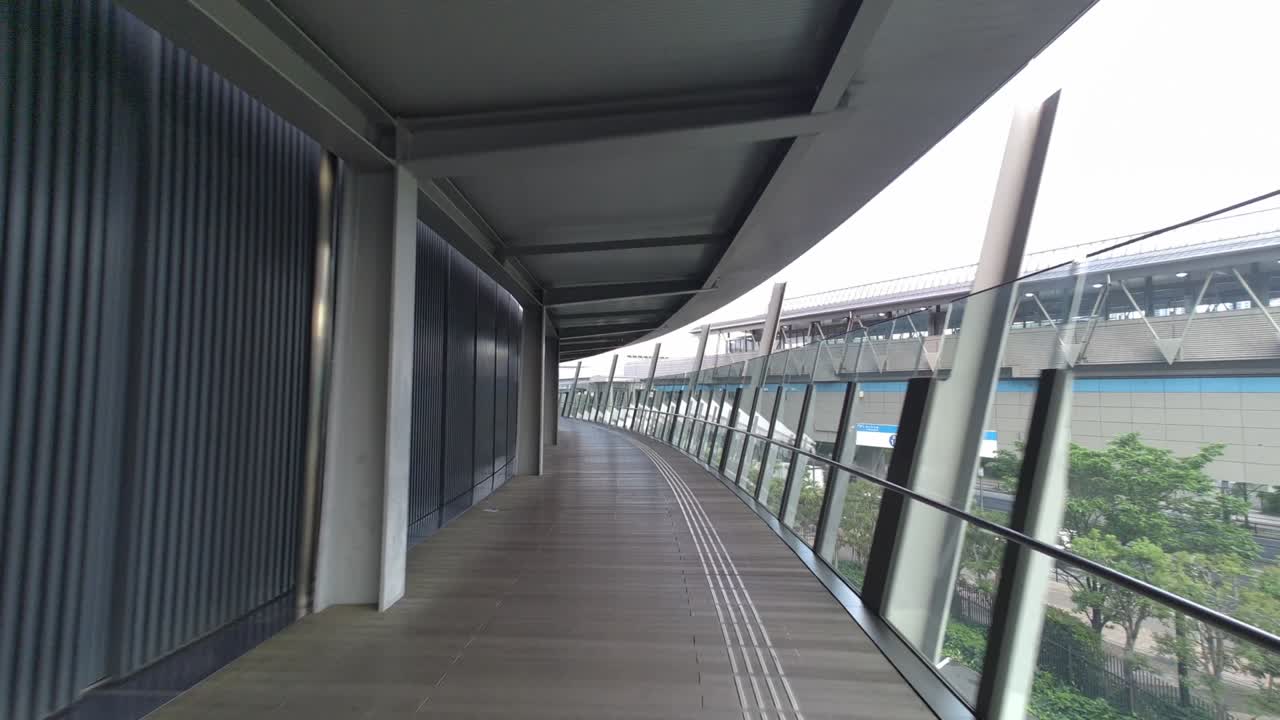 Tokyo Toyosu pedestrian deck 2022