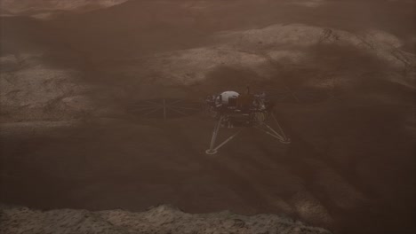 Insight-Mars-Erkundet-Die-Oberfläche-Des-Roten-Planeten