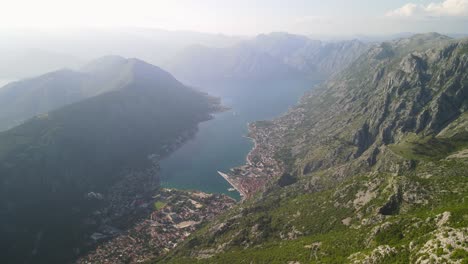 scenic view from mountain viewpoint park lovcen, montenegro