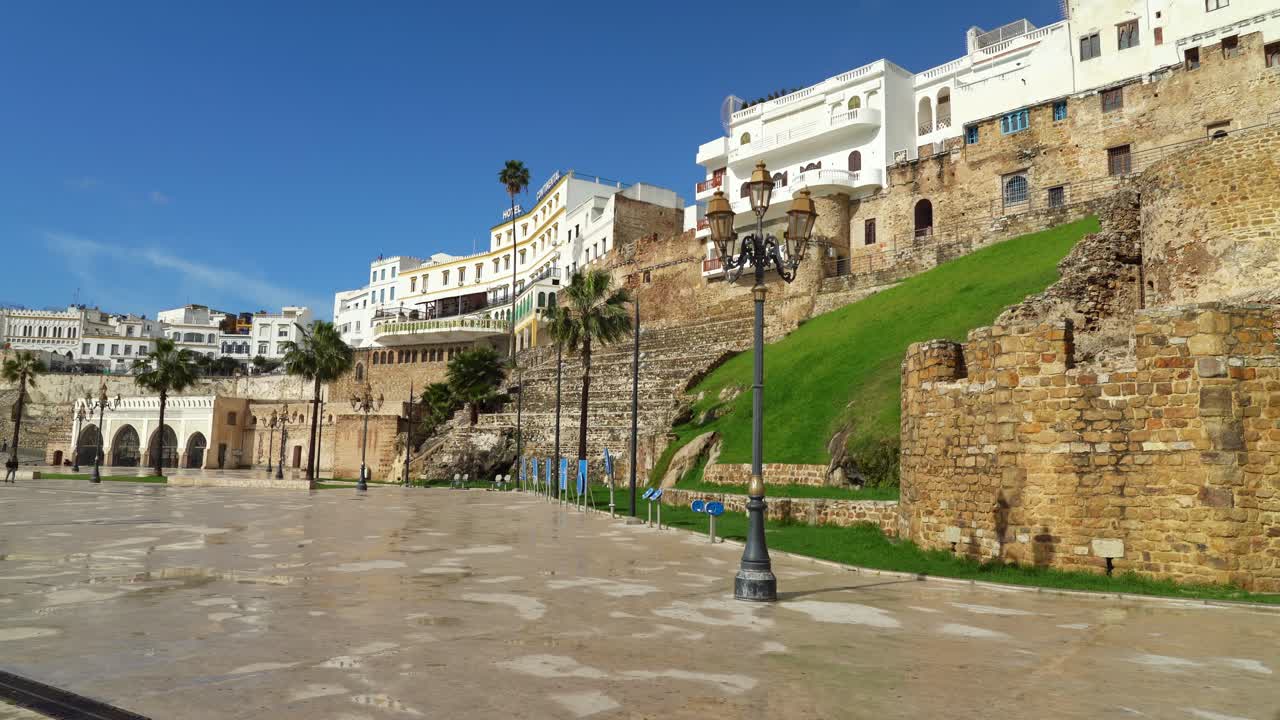Bab El Marsa in Tangier, Morocco, is a breathtaking gateway where the charm of the old city meets the stunning coastal scenery