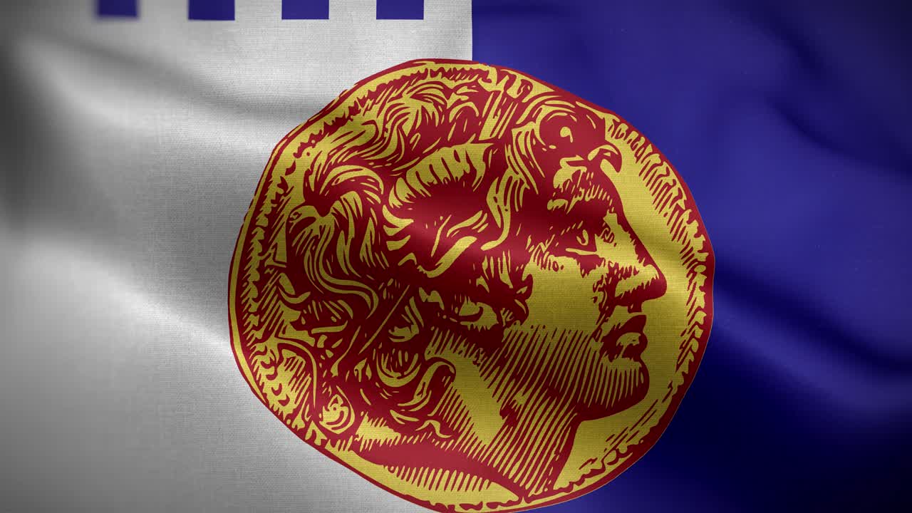 테살로니키 그리스 발 루프 배경