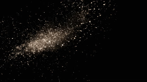 scattered particles animated overlay, transparent 4k video, alpha channel, prores 4444