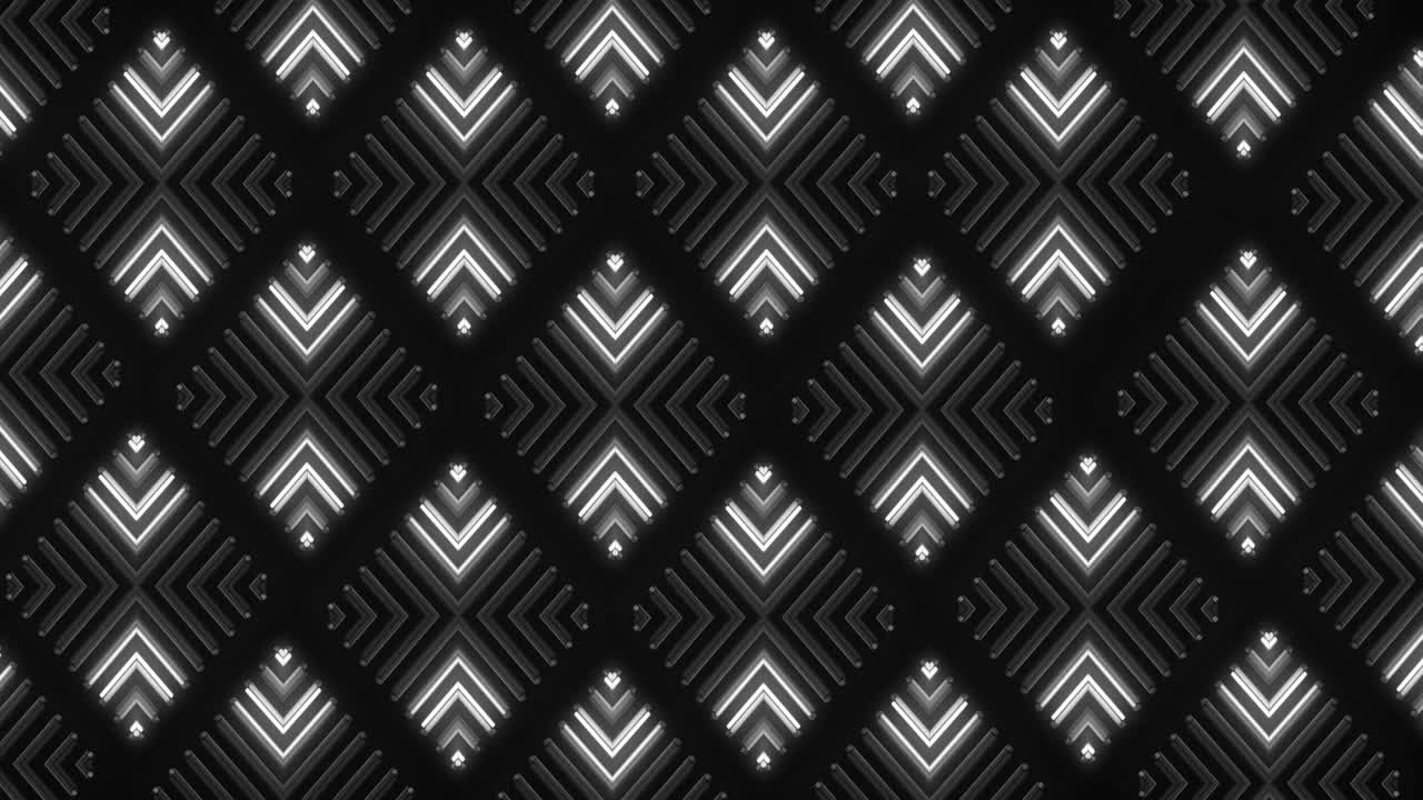 patrón de neón geométrico abstracto